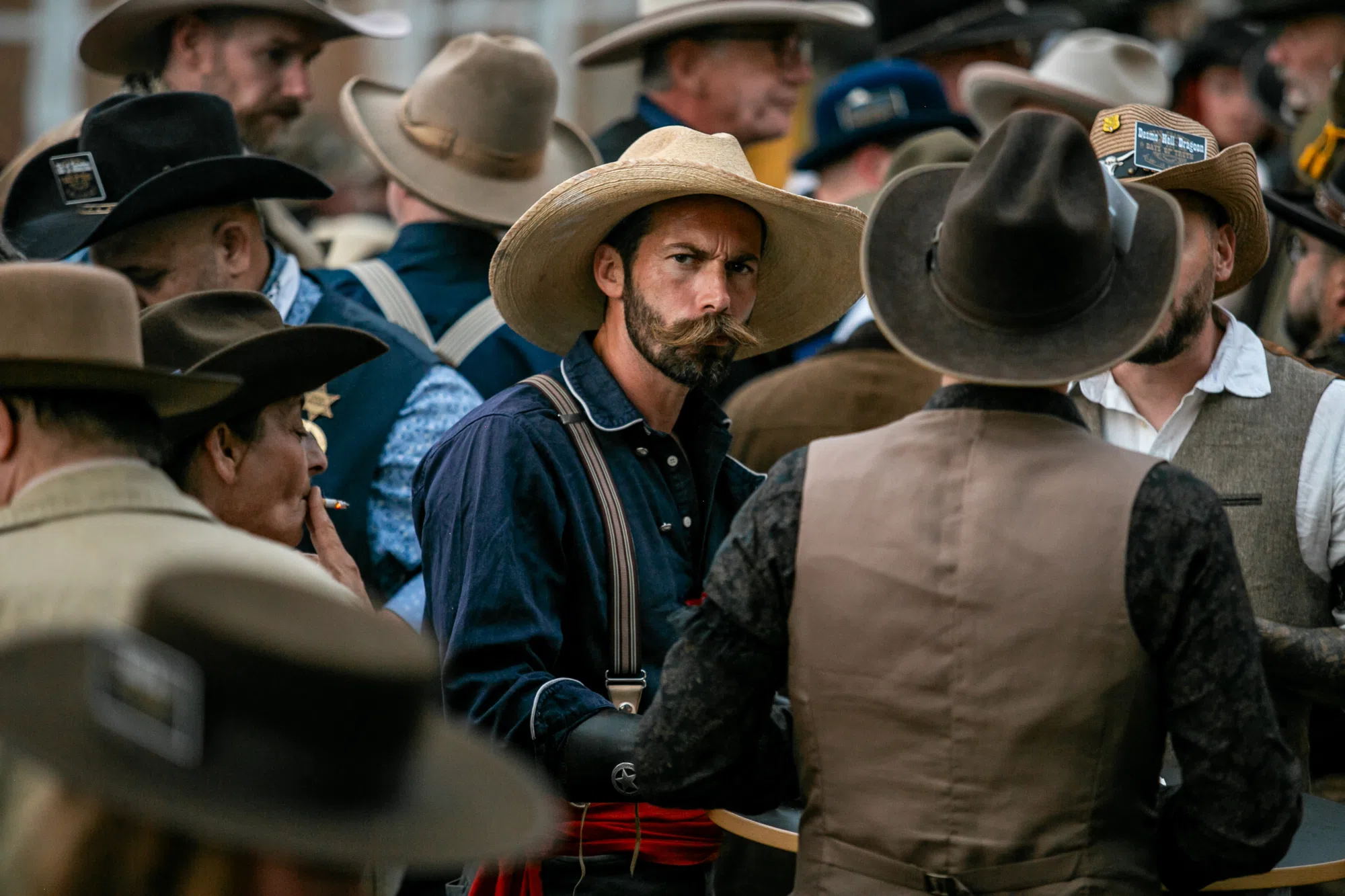 Cowboy bei einer Westernveranstaltung – Reportagefotografie in Karlsruhe
